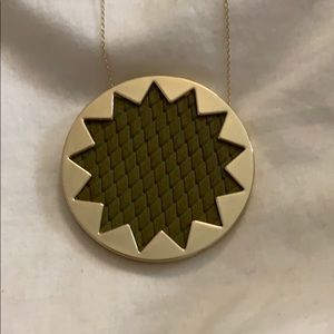 House of Harlow 1960 Jewelry - House of Harlow Rare Green Snakeskin Sunburst House of Harlow 1960 Jewelry - House of Harlow Rare Green Snakeskin Sunburst